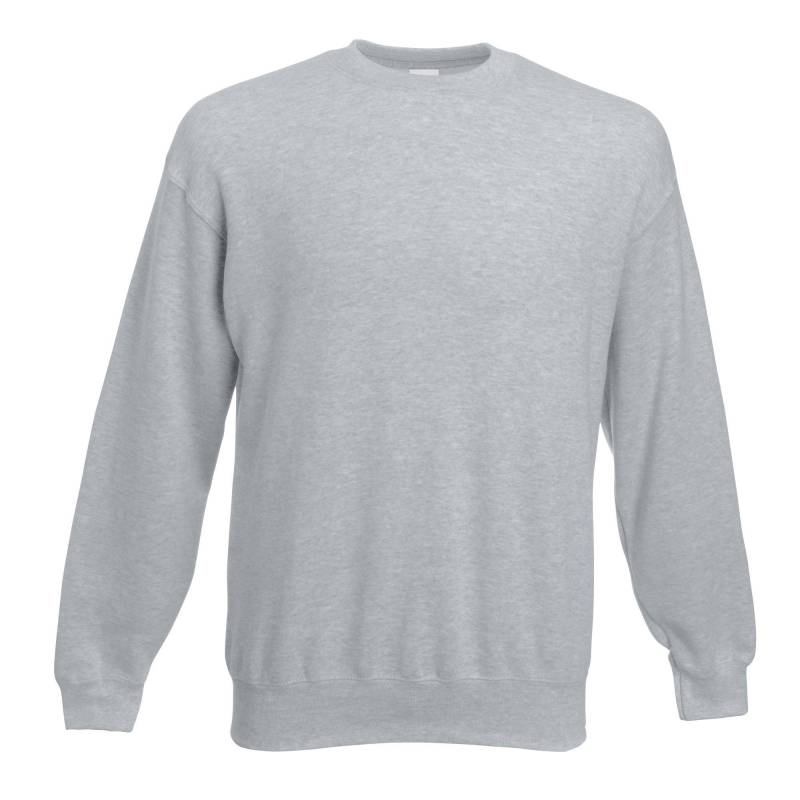 Premium 7030 Setin Sweatshirt Damen Grau M von Fruit of the Loom