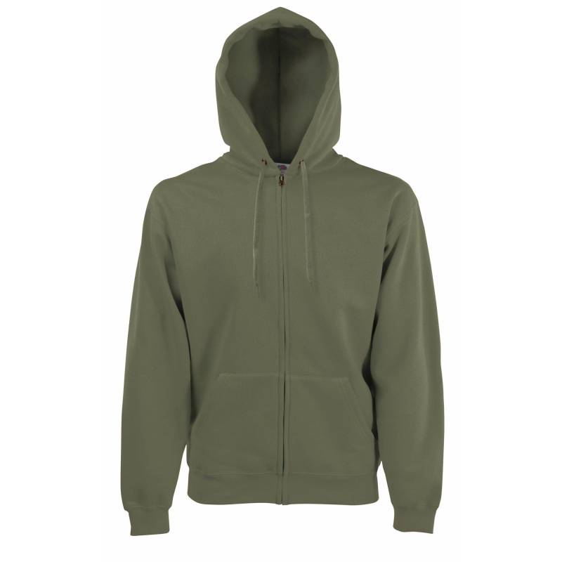 Premium 7030 Kapuzenjacke Herren Olivegrün XL von Fruit of the Loom