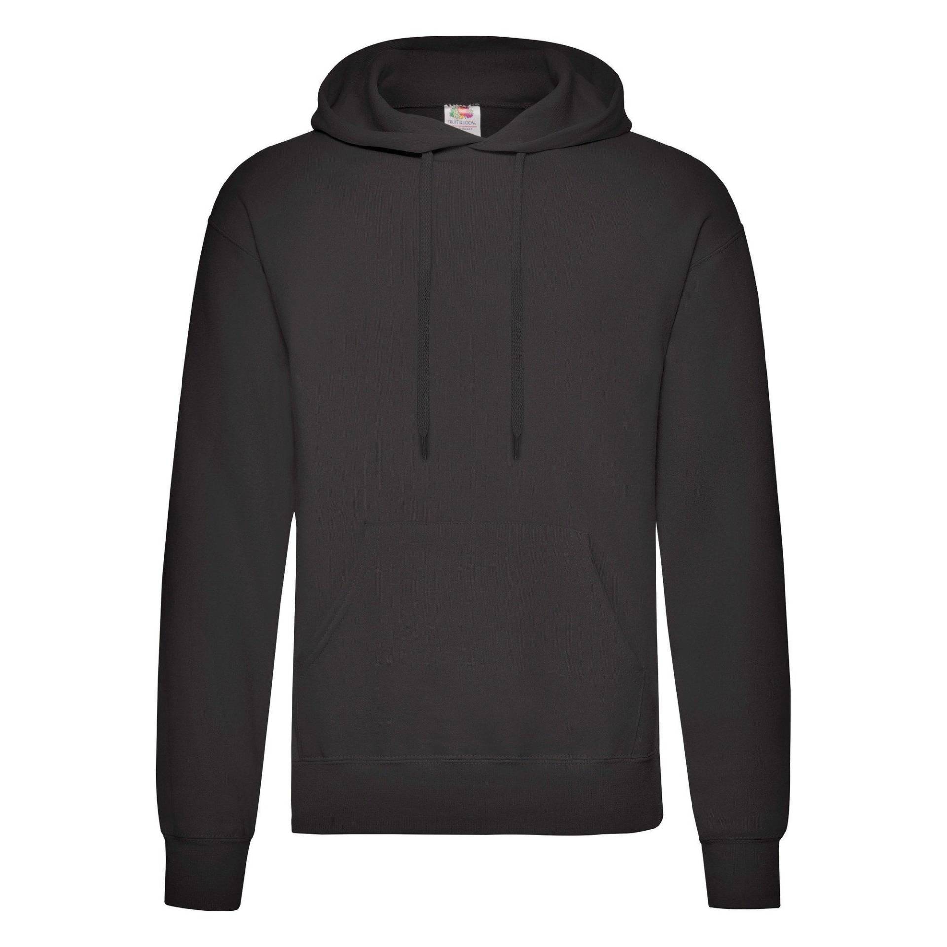 Kapuzenpullover Herren Schwarz XXL von Fruit of the Loom