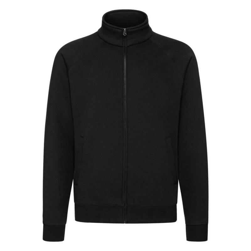 Sweatjacke Herren Schwarz XXL von Fruit of the Loom