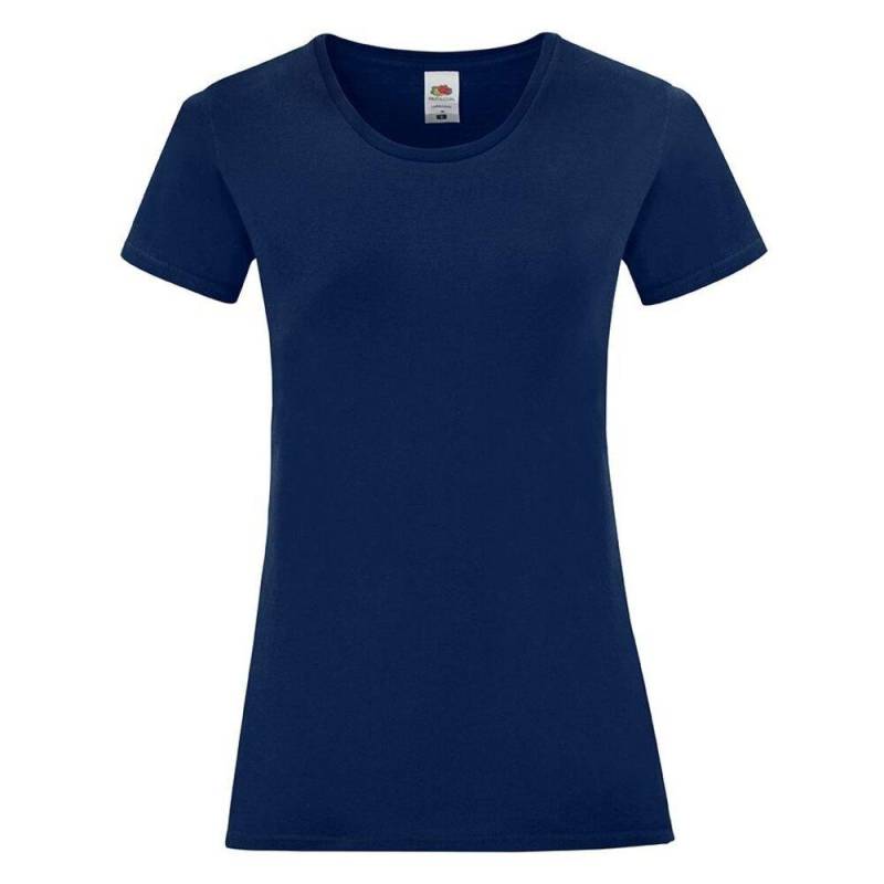 Iconic Tshirt Damen Marine XXL von Fruit of the Loom