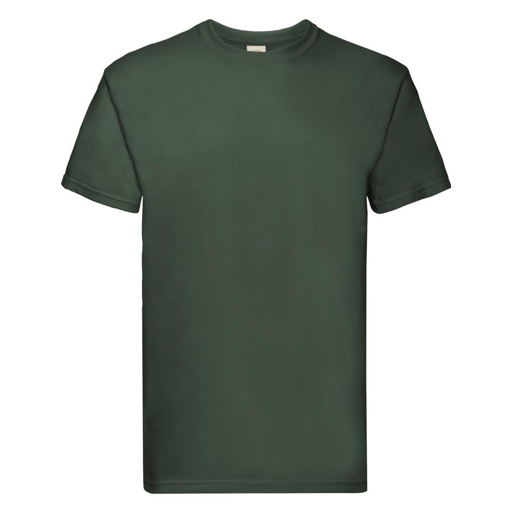 Super Premium Tshirt Herren Grün L von Fruit of the Loom