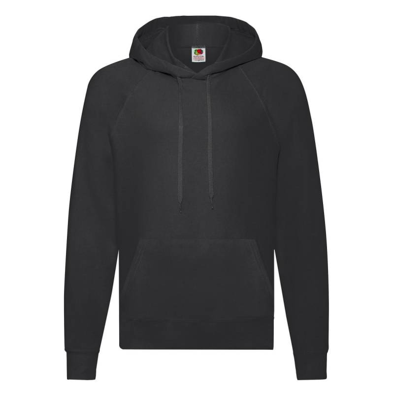 Sweatshirt Mit Kapuze Damen Schwarz L von Fruit of the Loom