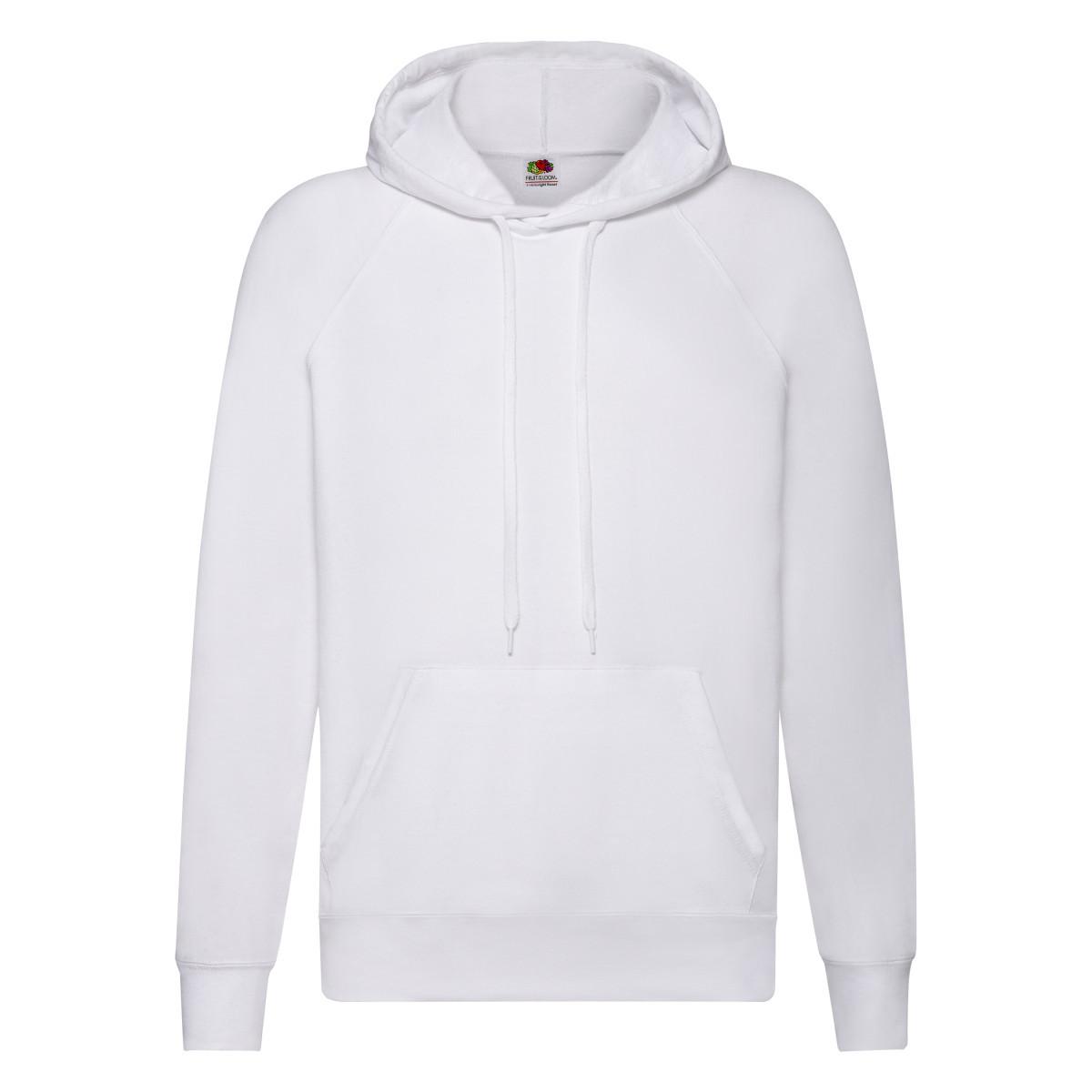 Sweatshirt Mit Kapuze Herren Weiss M von Fruit of the Loom