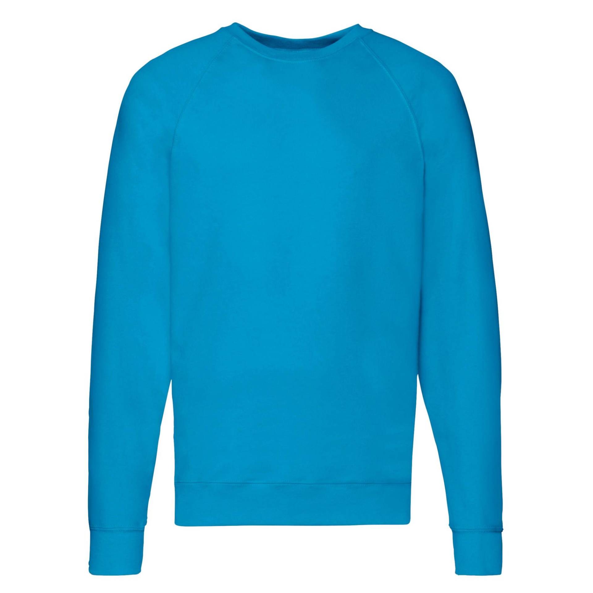 Fruit of the Loom - Sweatshirt Raglanärmel, für Herren, Blau, Größe XXL von Fruit of the Loom