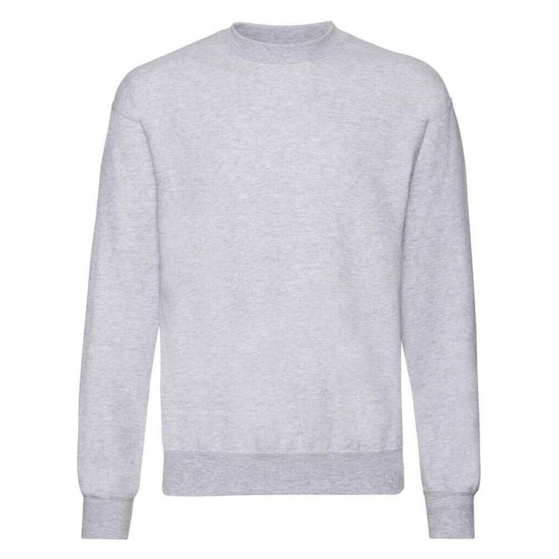 Sweatshirt Überschnittene Schulter Herren Grau S von Fruit of the Loom