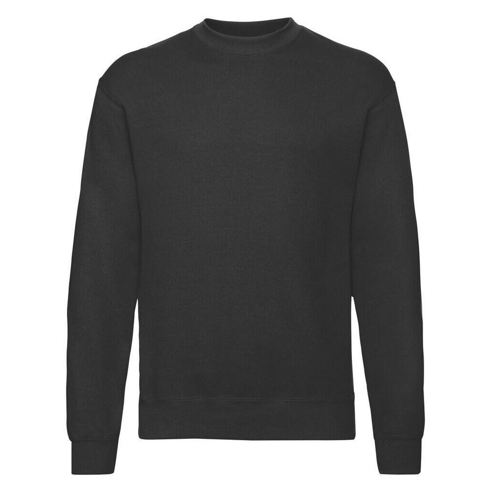 Fruit of the Loom - Sweatshirt Überschnittene Schulter, für Herren, Schwarz, Größe XXL von Fruit of the Loom