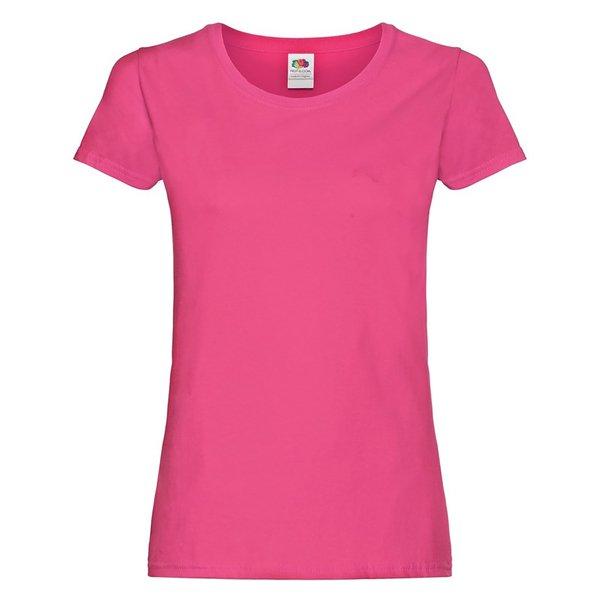 Fruit of the Loom - T-shirt, für Damen, Fuchsia, Größe XXL von Fruit of the Loom