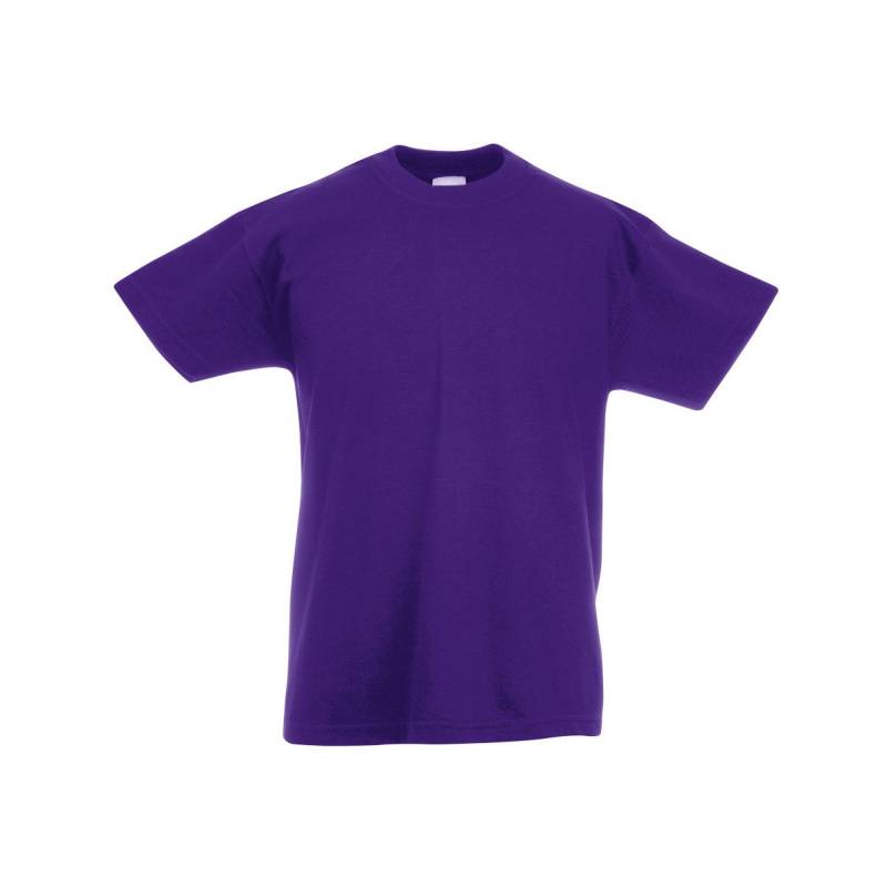 T-shirt Jungen Lila 7-8A von Fruit of the Loom