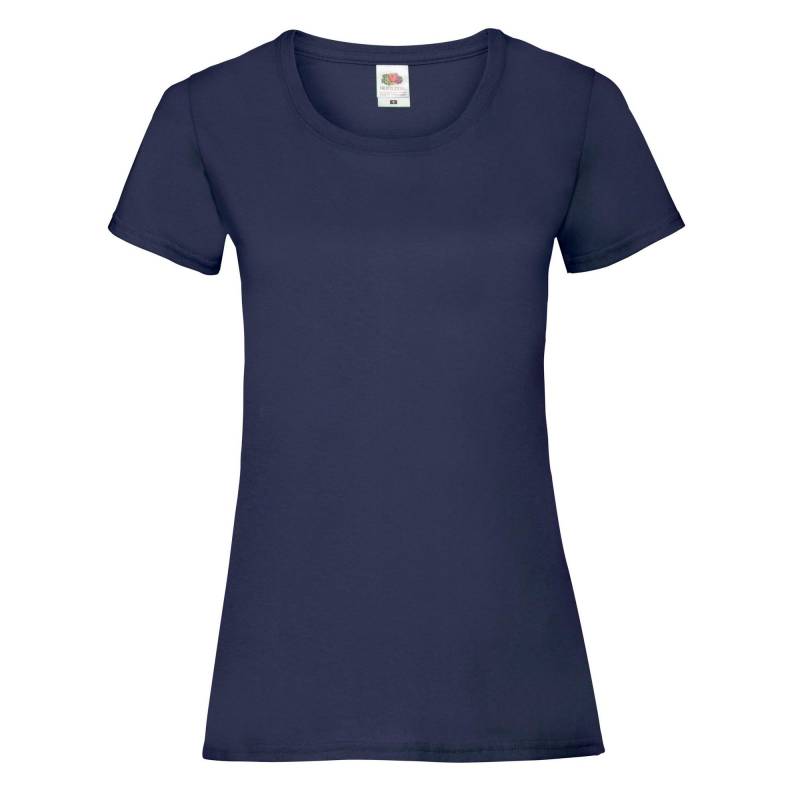 Tshirt Damen Marine M von Fruit of the Loom