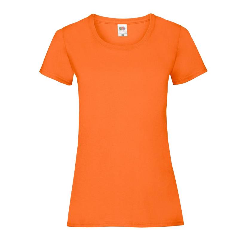 Fruit of the Loom - TShirt, für Damen, Orange, Größe XS von Fruit of the Loom