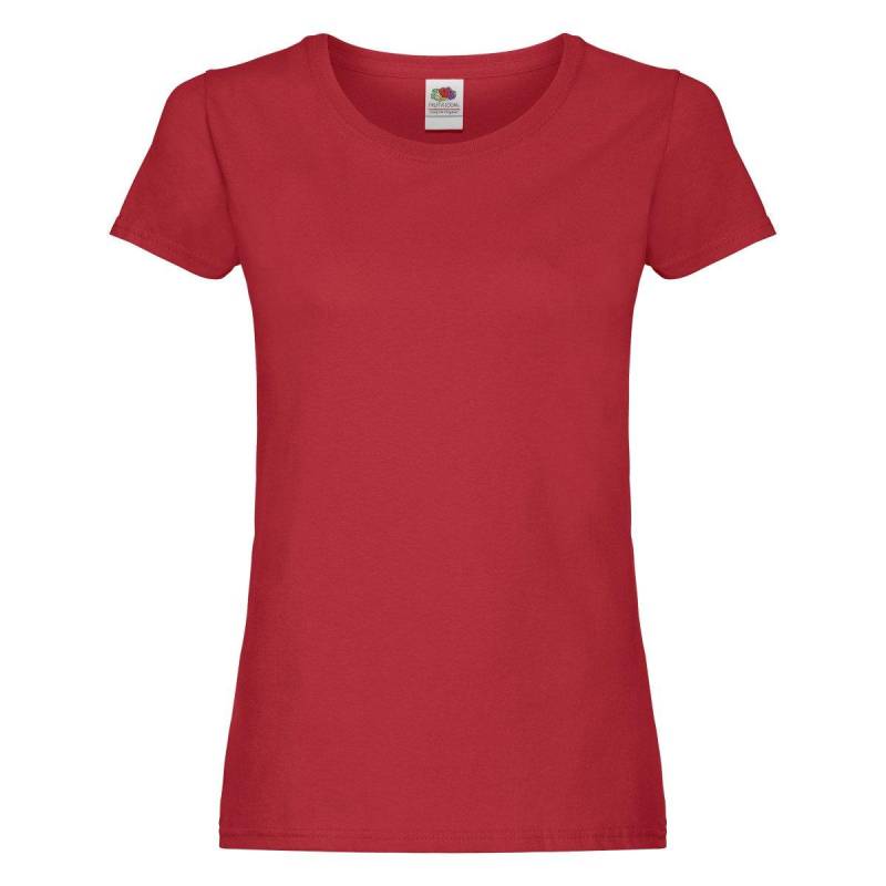 Fruit of the Loom - TShirt, für Damen, Rot Bunt, Größe L von Fruit of the Loom