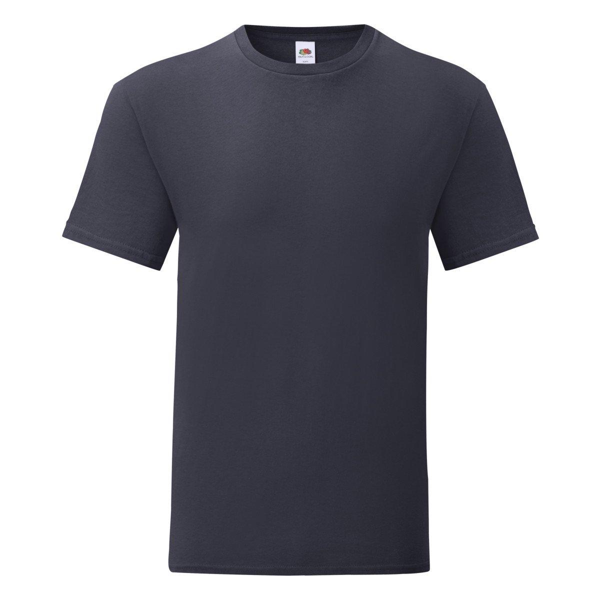 Tshirt Iconic (5 Stückpackung) Herren Marine XL von Fruit of the Loom