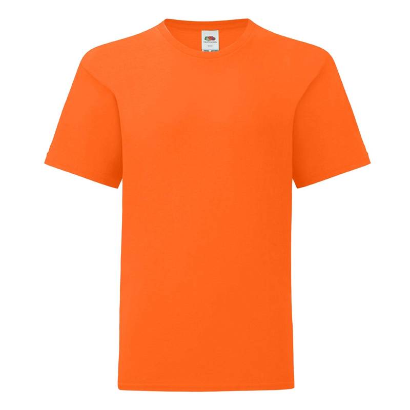 Tshirt Mädchen Orange 152 von Fruit of the Loom