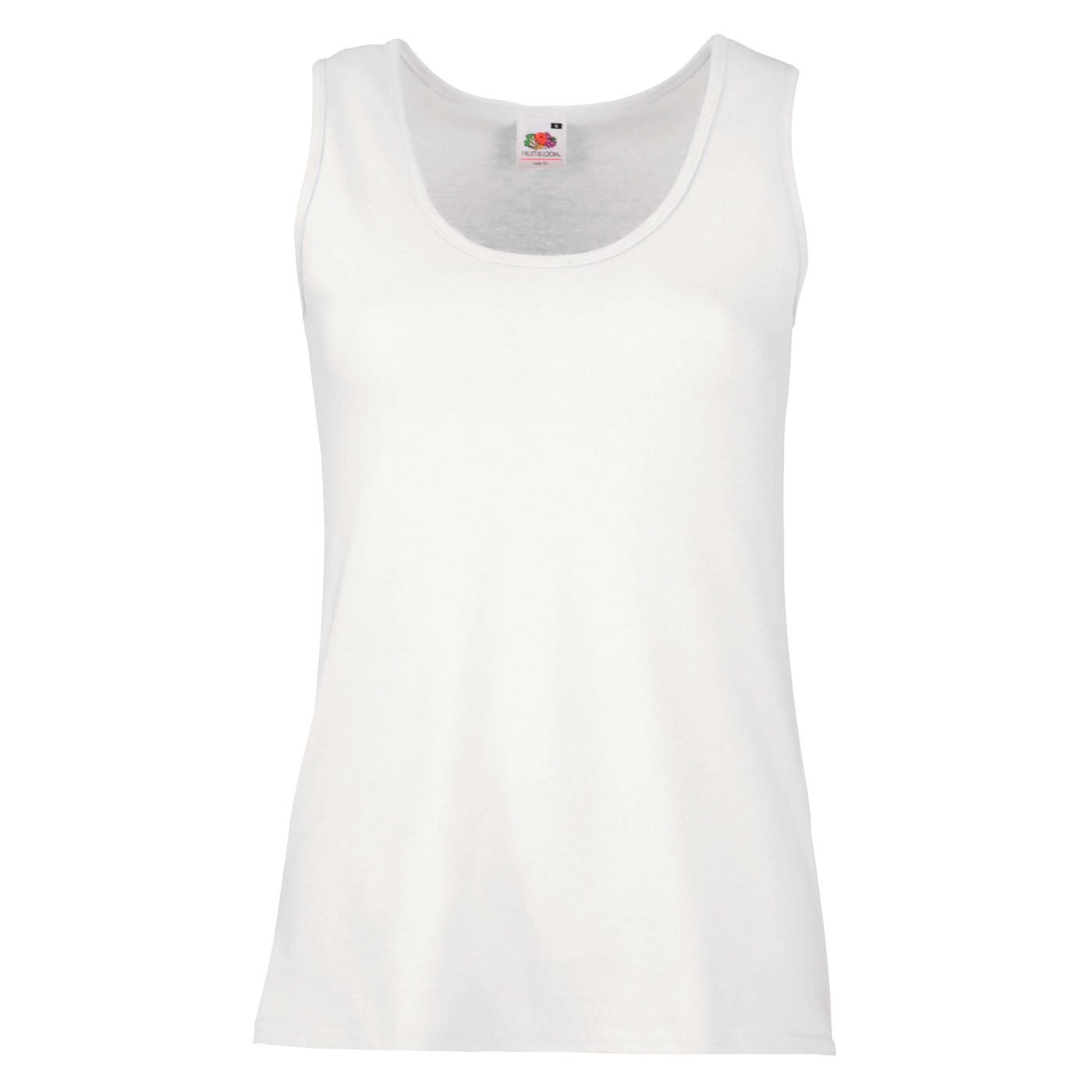 Value Top Damen Weiss 38 von Fruit of the Loom