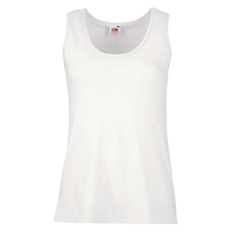 Value Top Damen Weiss 38 von Fruit of the Loom