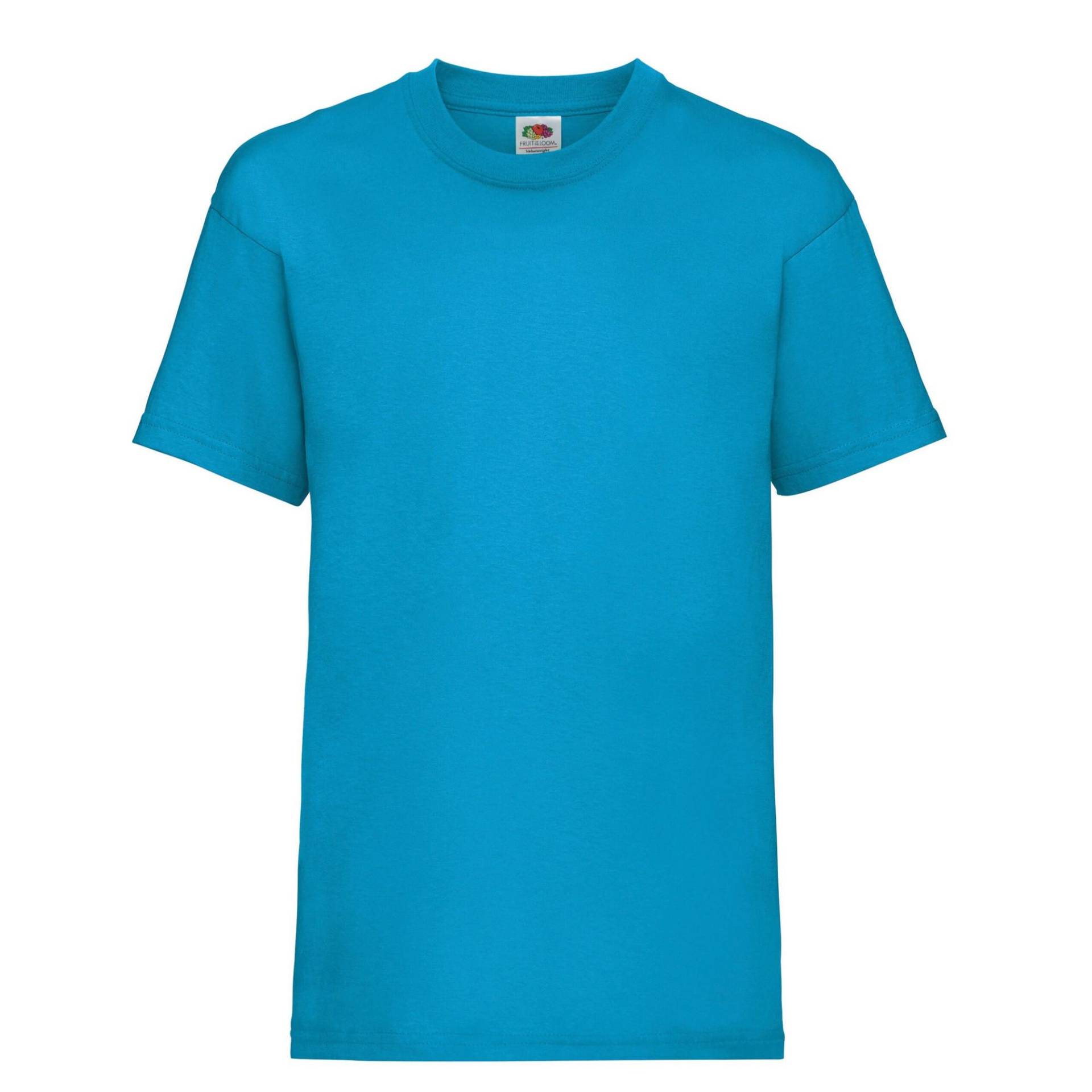 Value Tshirt Mädchen Azurblau 152-158 von Fruit of the Loom