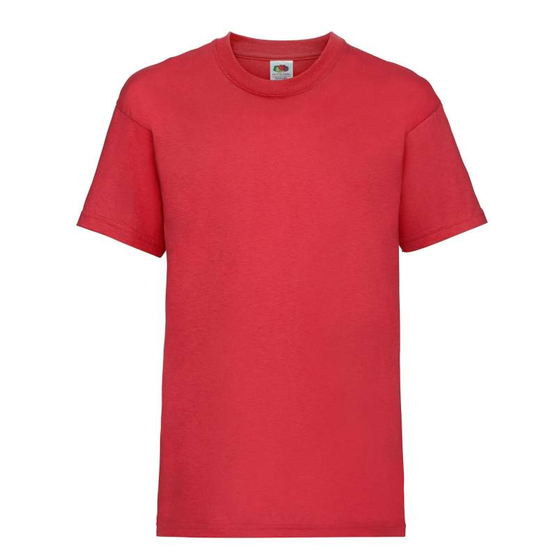 Value Tshirt Mädchen Rot Bunt 164-170 von Fruit of the Loom