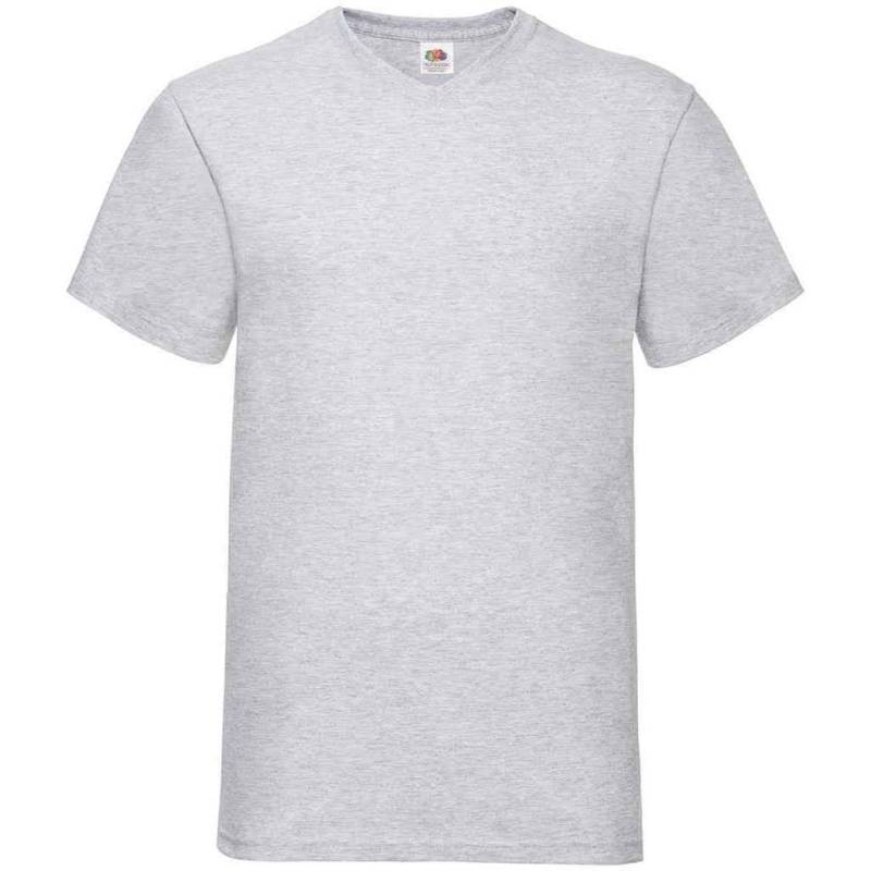 Value Tshirt Vausschnitt Damen Grau M von Fruit of the Loom