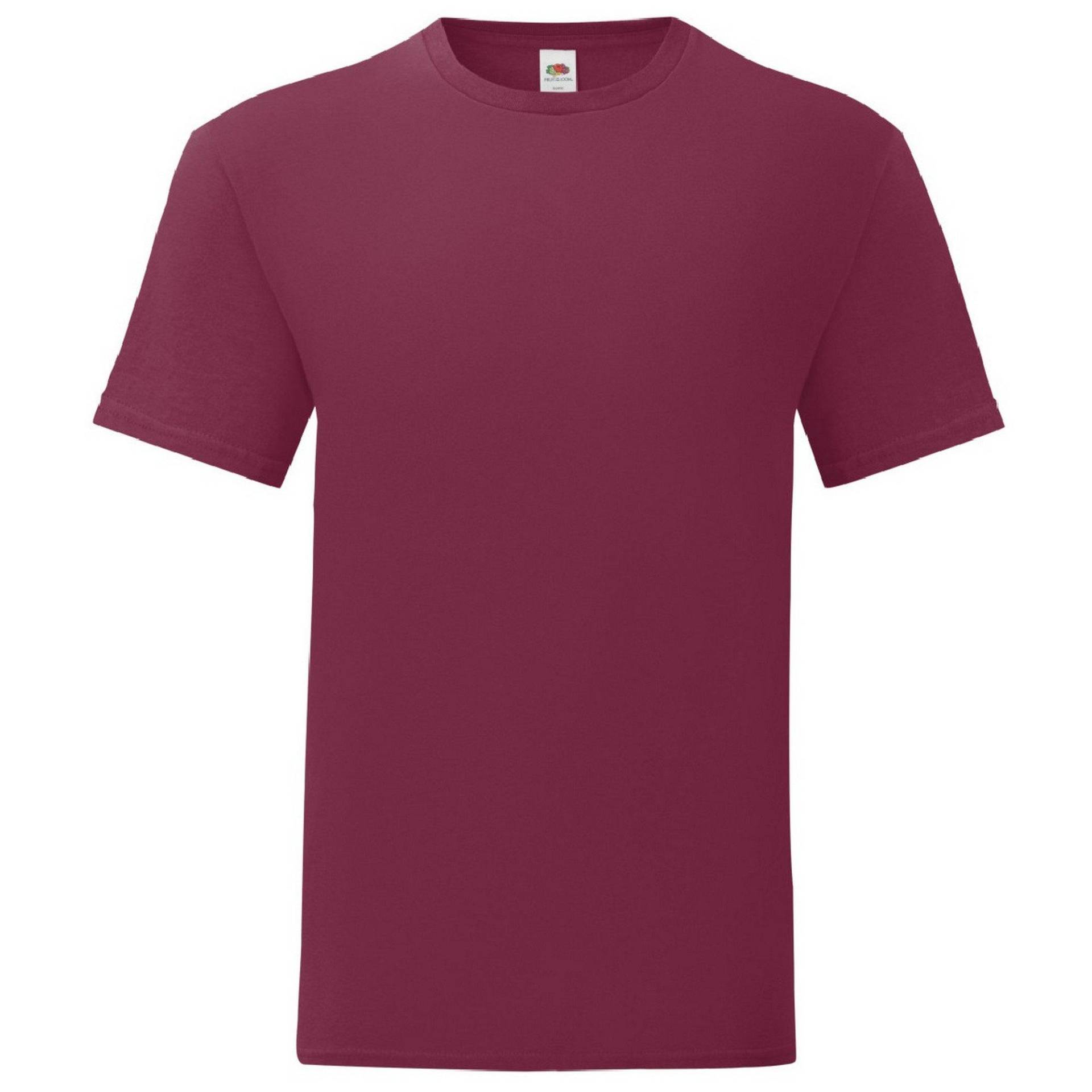 "iconic 150" Tshirt Herren Weinrot L von Fruit of the Loom