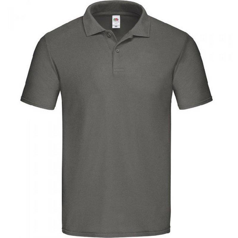 "original Pique" Poloshirt Herren Azurblau S von Fruit of the Loom