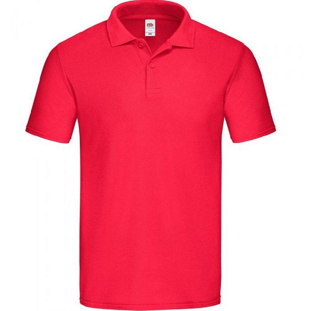 "original Pique" Poloshirt Herren Pink M von Fruit of the Loom