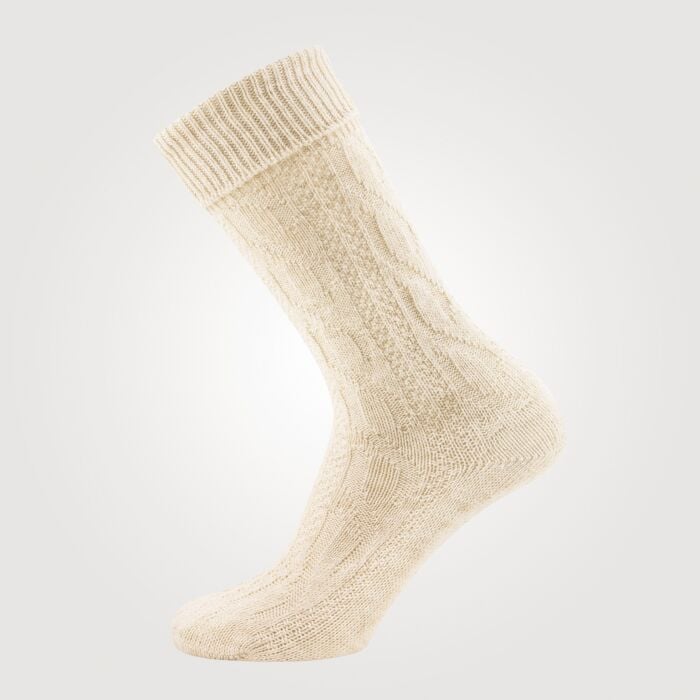 Trachten-Socken, beige, 39-42 von Fuchs