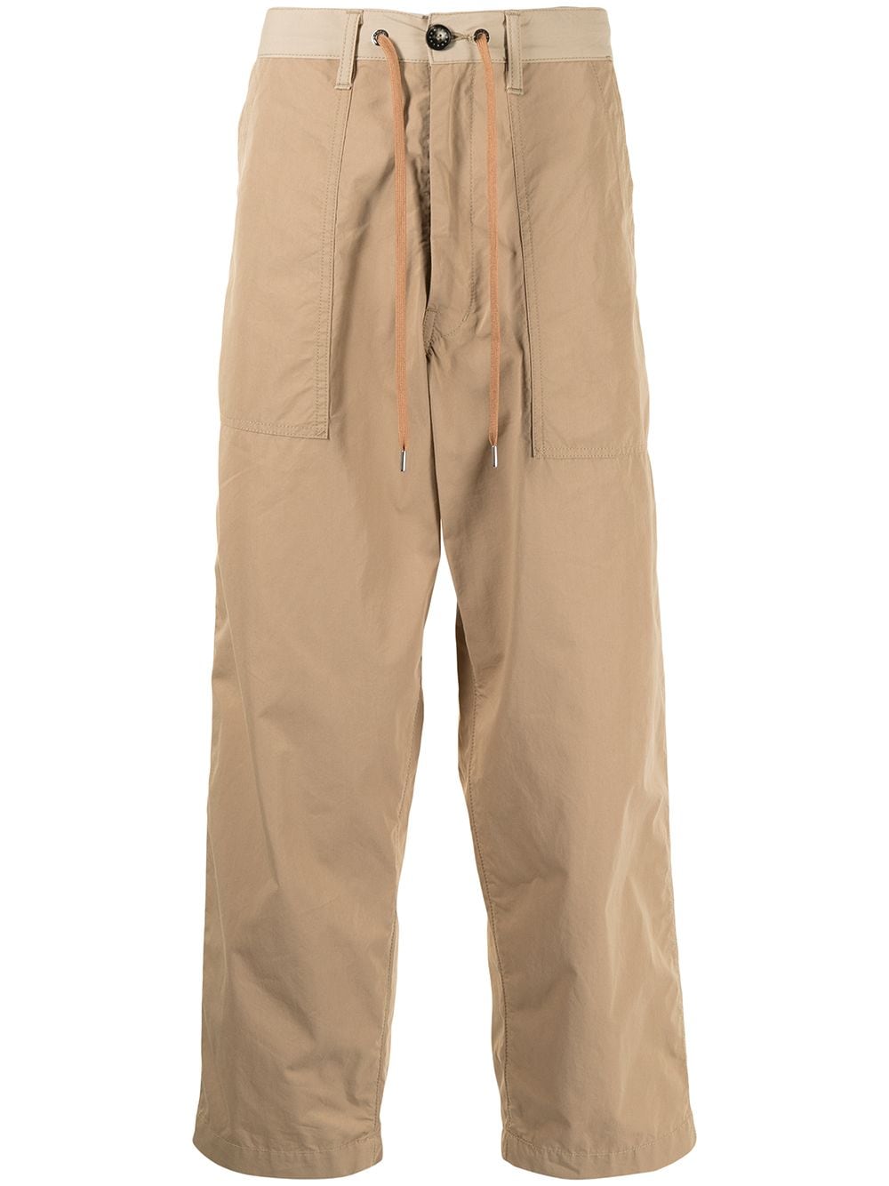 Fumito Ganryu drawstring-waist trousers - Brown von Fumito Ganryu