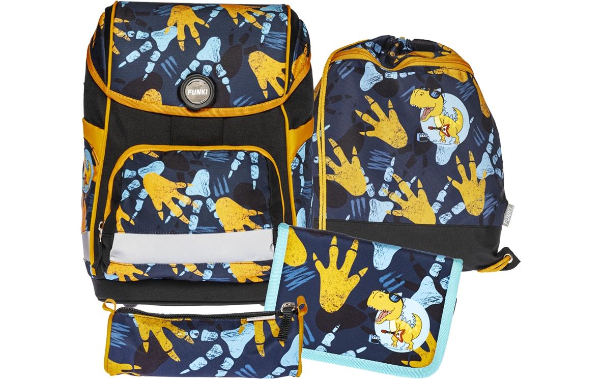 Funki Schultertasche »Cuby-Bag Rock-Dino 20 l, 5-teiliges Set« Funki Schultertasche »Cuby-Bag Rock-Dino 20 l, 5-teiliges Set« von Funki