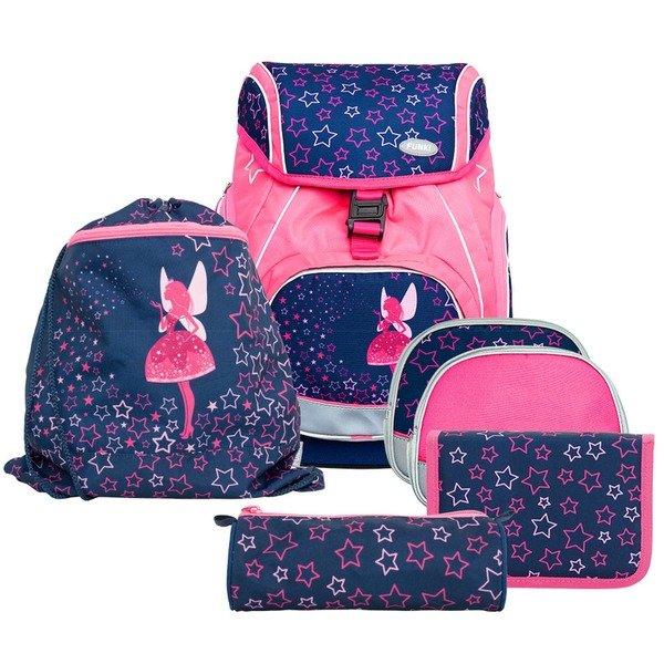 Funki -  Schulthek-Set Flexy-Bag 6040.611 Neon Edition Pink Fairy 6-tlg., für Herren, One Size von Funki