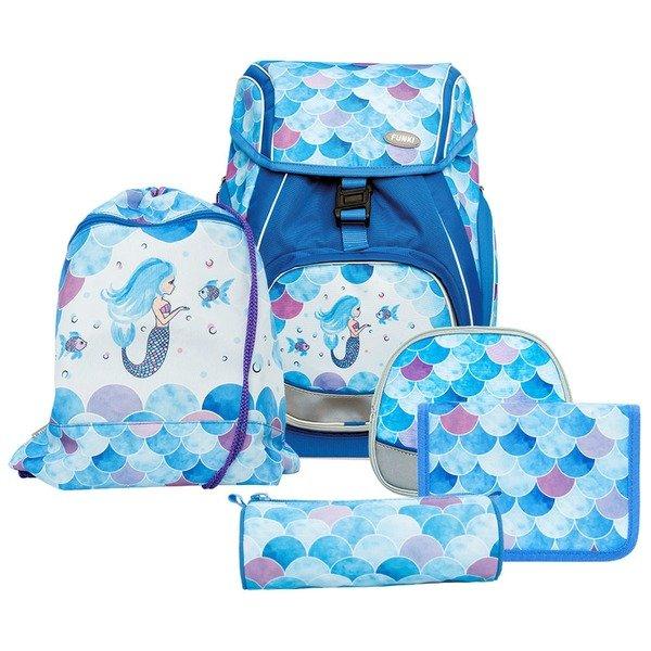 Funki -  Schulthek-Set Flexy-Bag 6040.609 Mermaid 5-teilig, für Herren, One Size von Funki