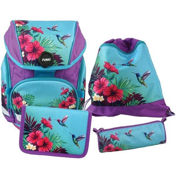 Schulthek-Set Joy-Bag Tropical 4-teilig Schulthek-Set Joy-Bag Tropical 4-teilig von Funki