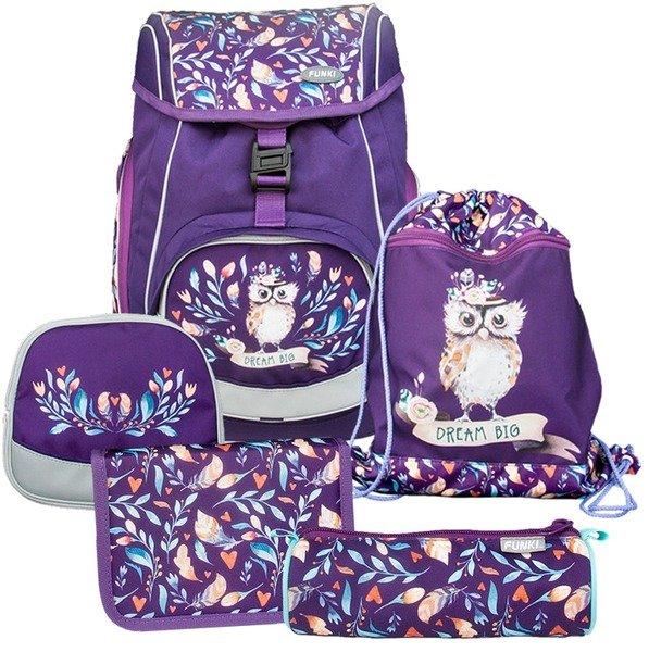 Funki -  Flexi-Bag Set Hippie Owl 6040.608 flieder 5-teilig, für Herren, One Size von Funki