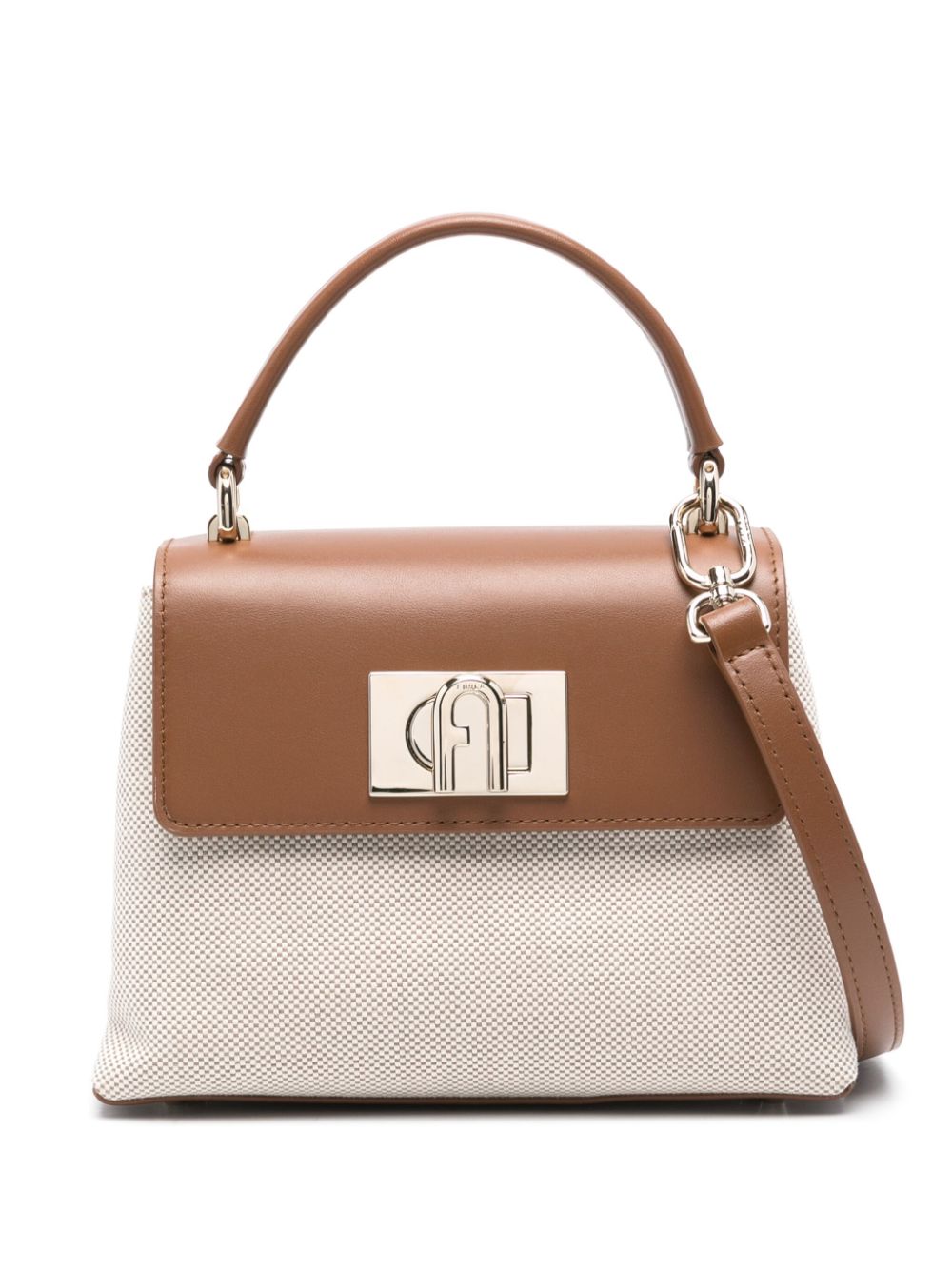 Furla 1927 Arch-motif mini bag - Neutrals von Furla