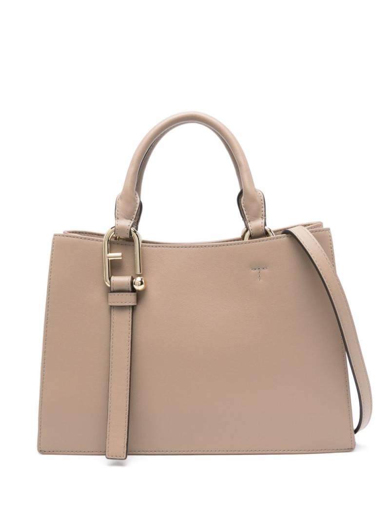 Furla Arcosfera-detail leather tote bag - Neutrals von Furla