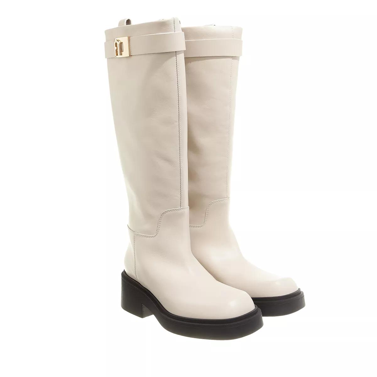 Furla Boots & Stiefeletten - Furla College High Boot T.35 - Gr. 40 (EU) - in Beige - für Damen von Furla