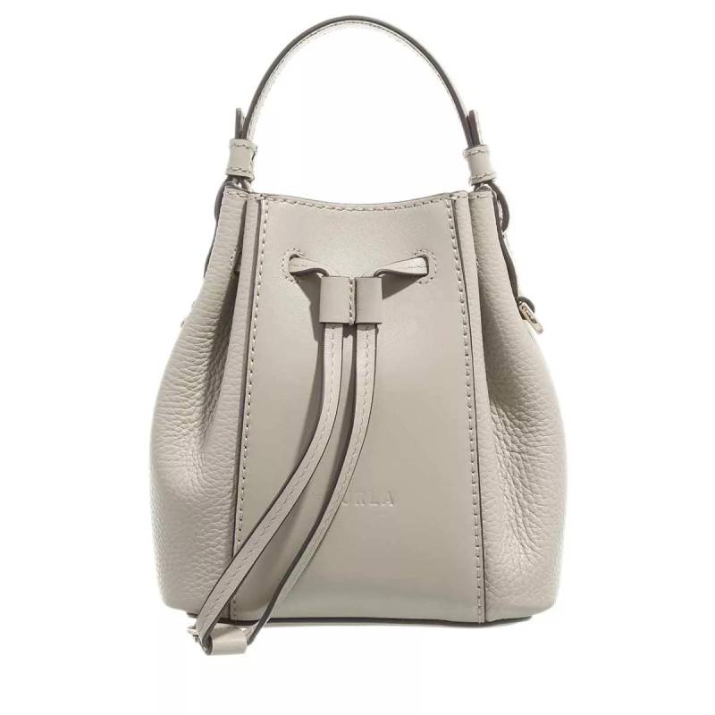 Furla Schultertasche - FURLA MIASTELLA MINI BUCKET BA - Gr. unisize - in Grau - für Damen von Furla