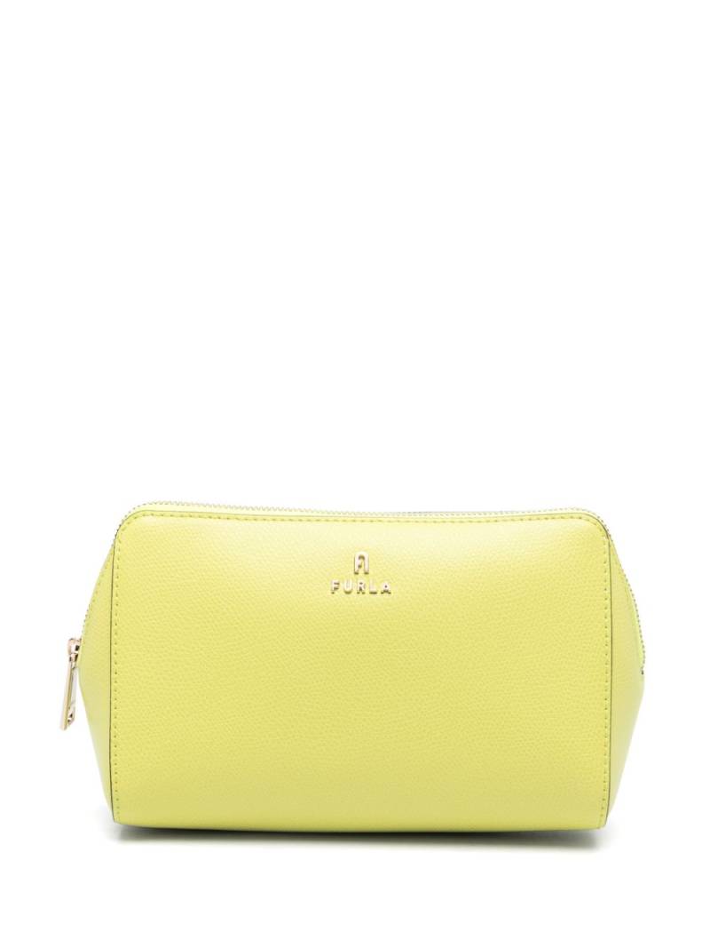 Furla Camelia L leather makeup bag - Yellow von Furla