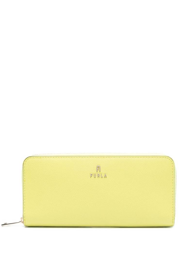 Furla Camelia L leather wallet - Yellow von Furla