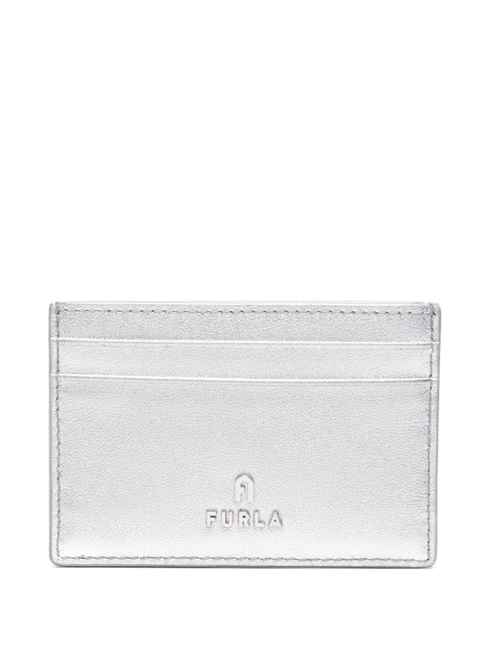 Furla Camelia laminated cardholder - Silver von Furla