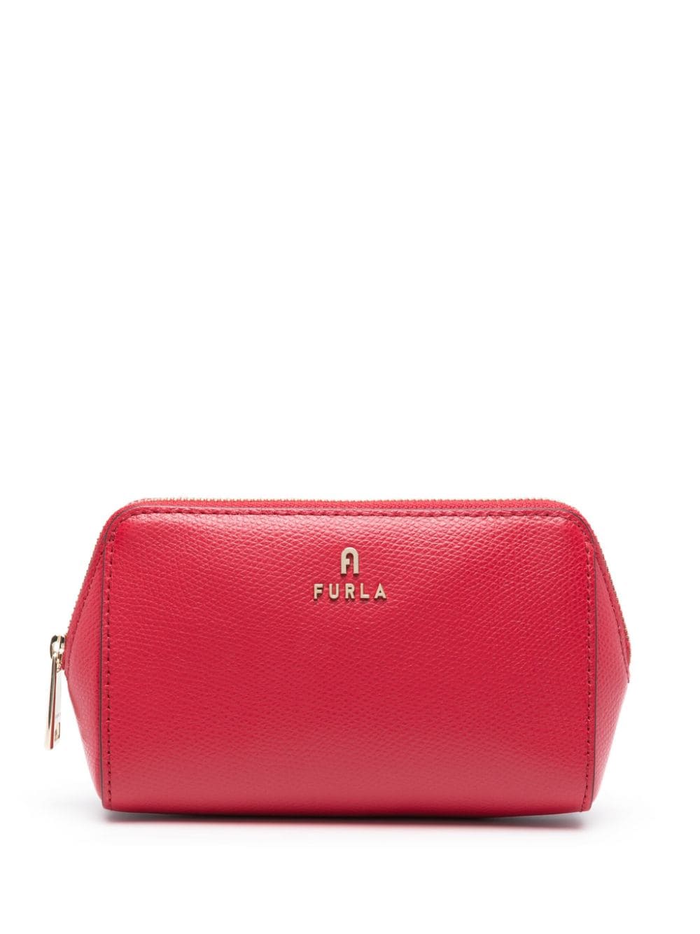 Furla Camelia leather cosmetic case - Red von Furla