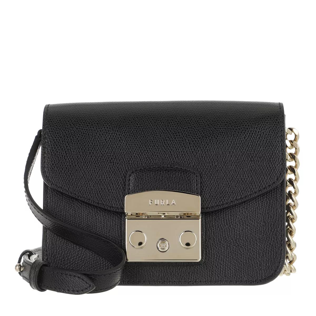 Furla Umhängetasche - Metropolis Mini Crossbody - Gr. unisize - in Schwarz - für Damen von Furla