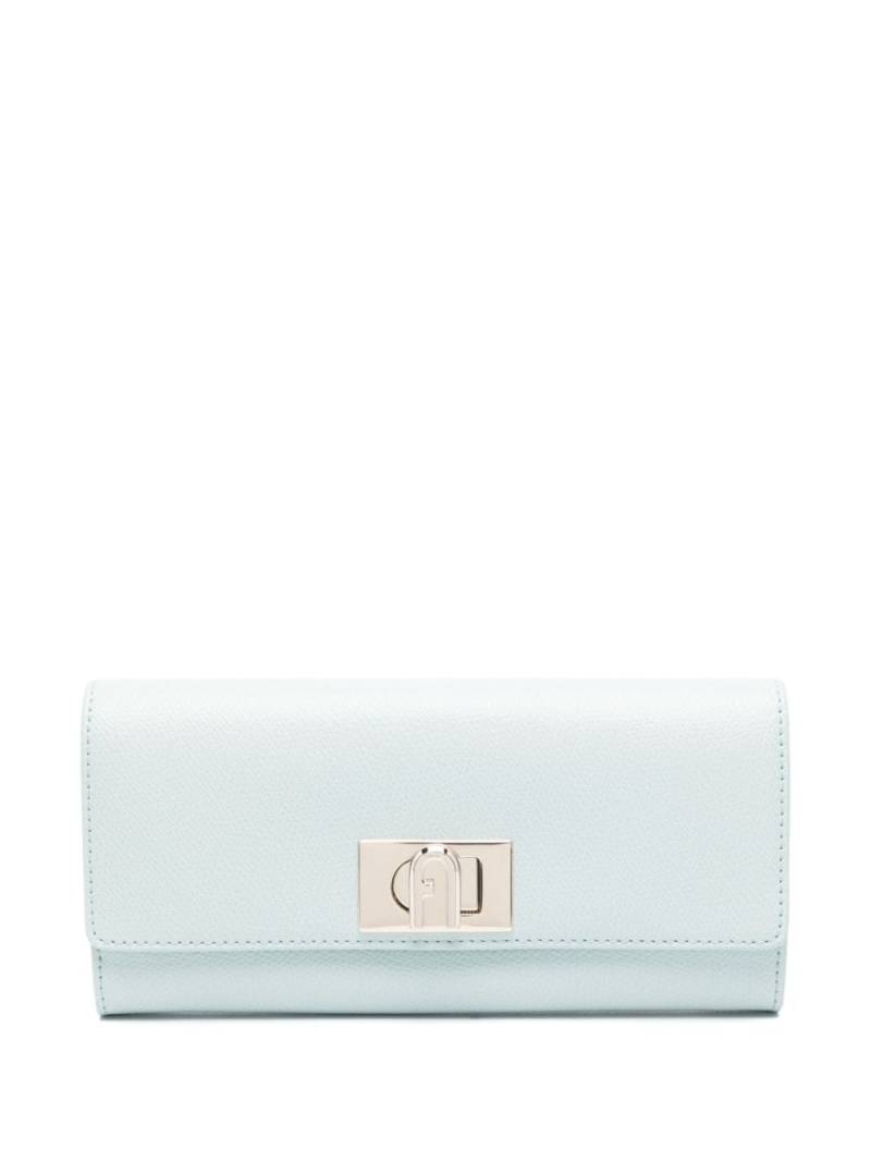 Furla Furla 1927 Continental leather wallet - Blue von Furla