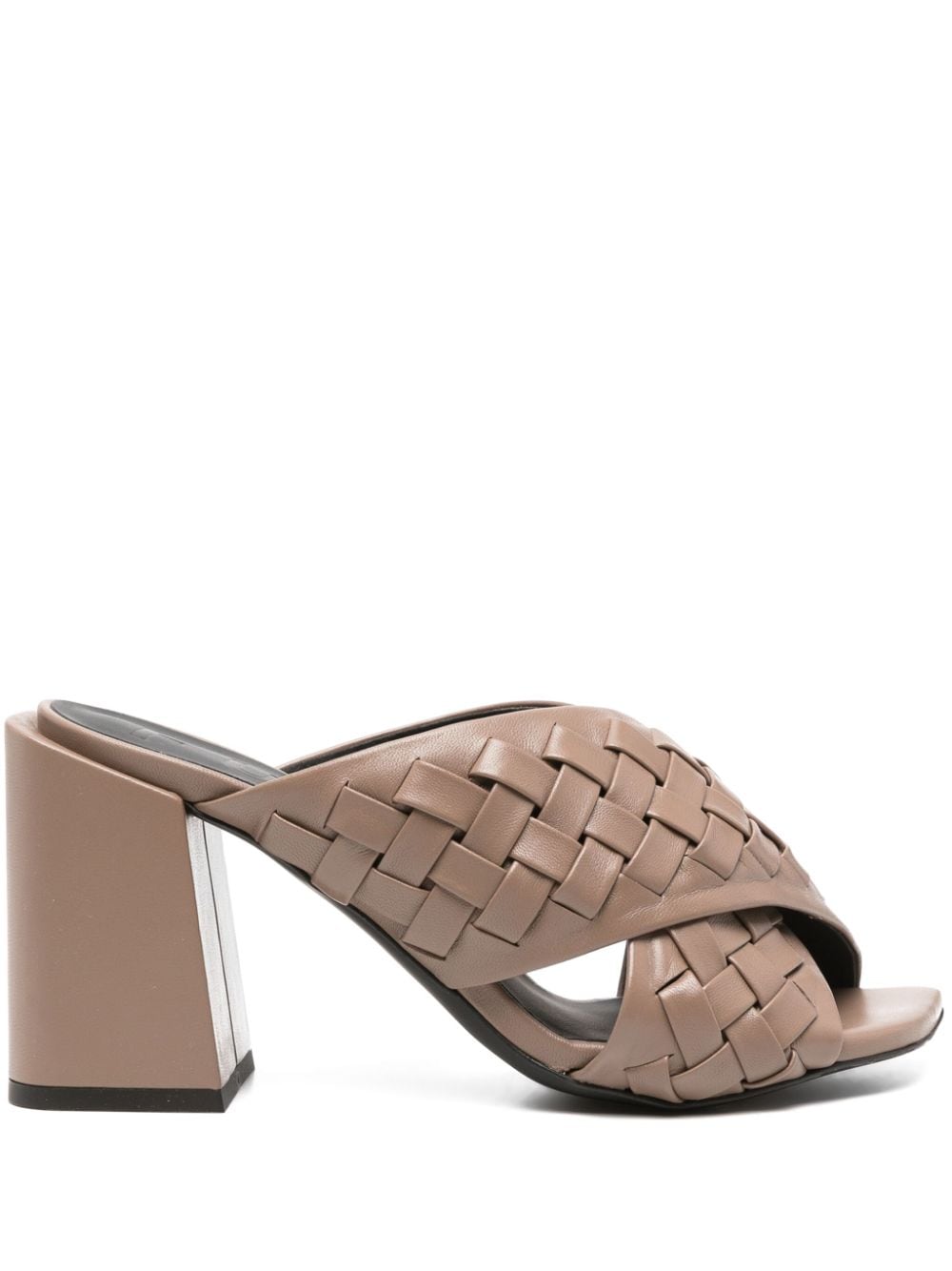 Furla Gerla 80mm leather mules - Brown von Furla