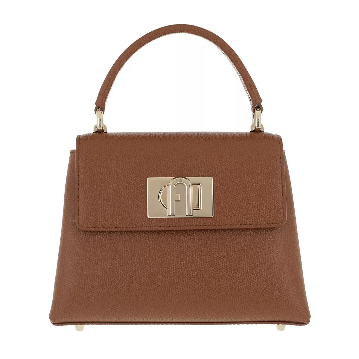 Furla Handtasche - Furla 1927 Mini Top Handle - Gr. unisize - in Cognacbraun - für Damen von Furla