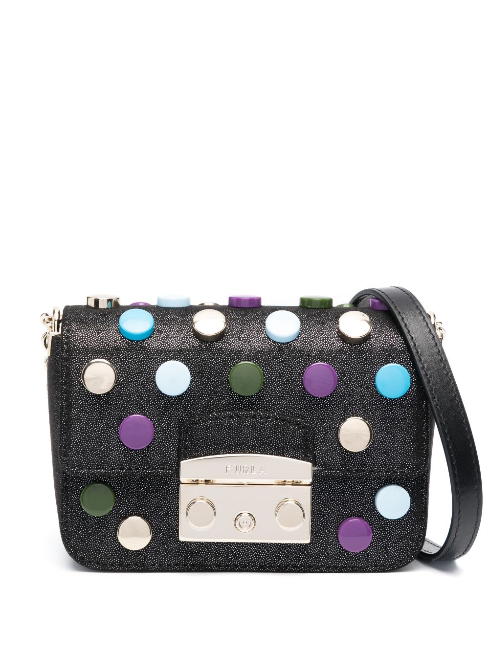 Furla Metropolis stud-detailing mini bag - Black von Furla