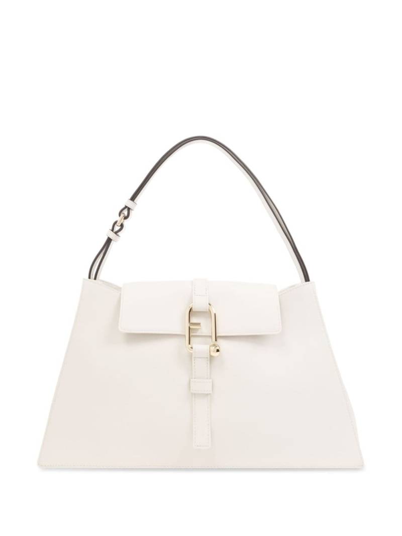 Furla Nuvola leather shoulder bag - White von Furla