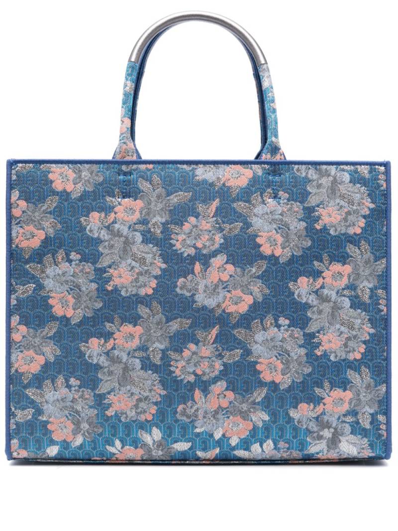 Furla Opportunity jacquard tote bag - Blue von Furla