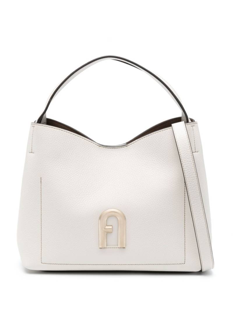 Furla Primula grained leather shoulder bag - Neutrals von Furla