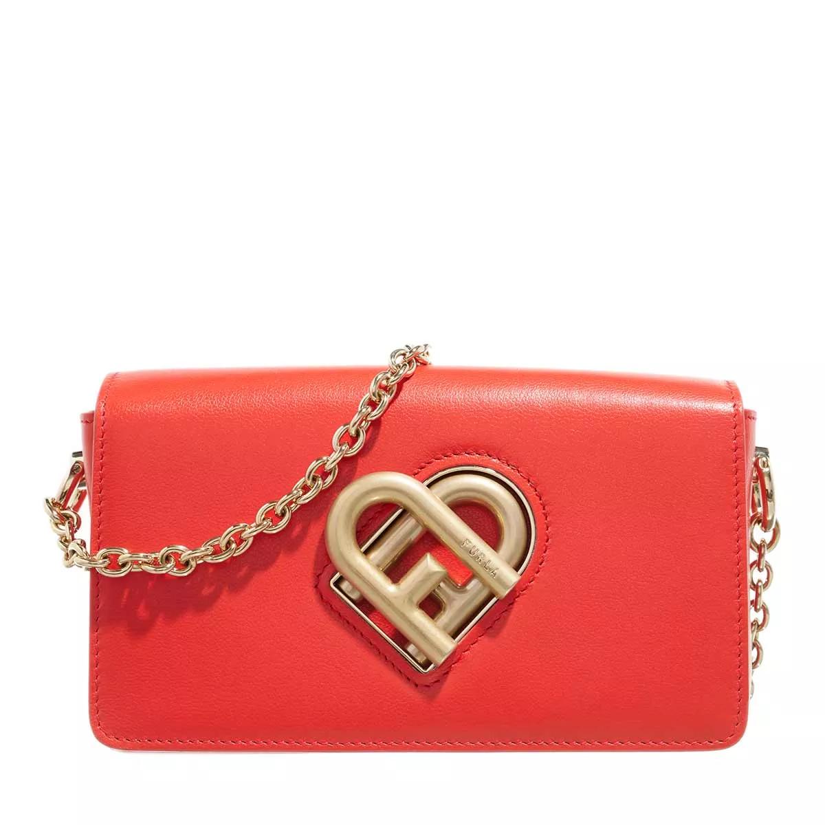 Furla Schultertasche - FURLA MY JOY MINI CROSSBODY - Gr. unisize - in Orange - für Damen von Furla